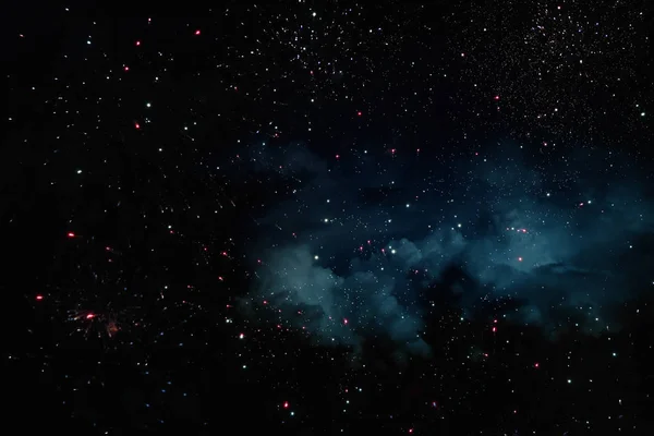 Fondo y abstracto. Galaxia, nebulosa y textura espacial exterior estrellada —  Fotos de Stock