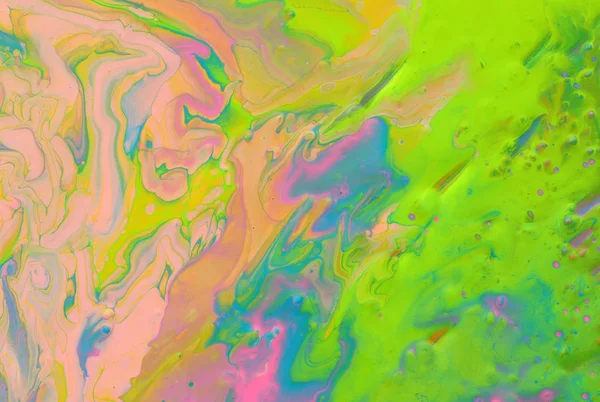 추상 대리석 효과 배경의 사진. 민트, 핑크와 보라색 창조적 인 색상. 아름다운 페인트 — 스톡 사진