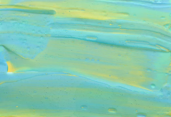抽象的な大理石の効果の背景。ミント、イエロー、ホワイト、グリーンのクリエイティブカラー。美しい塗料 — ストック写真