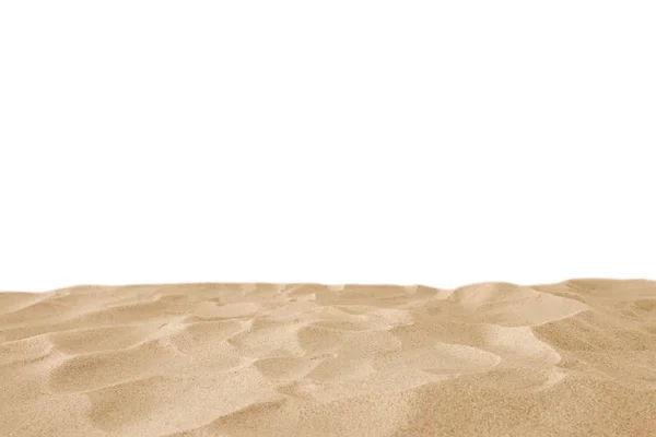 Praia de areia vazia em frente ao fundo do mar de verão com espaço de cópia — Fotografia de Stock
