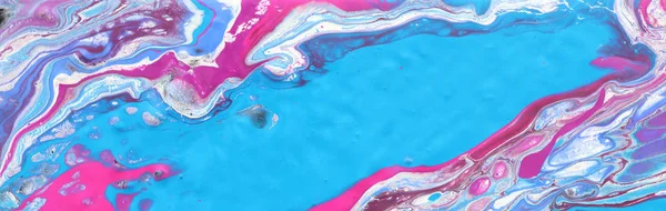 Φωτογραφίες από αφηρημένο φόντο. Μπλε, ροζ, μωβ και άσπρα δημιουργικά χρώματα. Ωραία μπογιά. Banner — Φωτογραφία Αρχείου