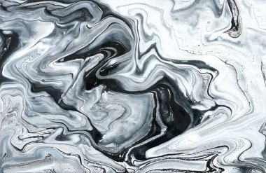 soyut mermerleştirilmiş etki arka plan fotoğraf. siyah beyaz yaratıcı renkler. Güzel boya