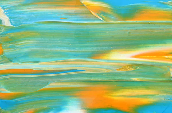 Fotografía de fondo efecto marmolizado abstracto. oro, amarillo, azul y verde colores creativos. Hermosa pintura —  Fotos de Stock