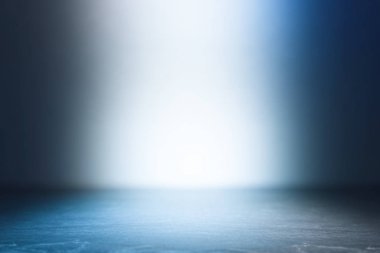 sis veya sis, spot ışığı ve ekran ile soyut karanlık konsantre zemin sahnearka plan