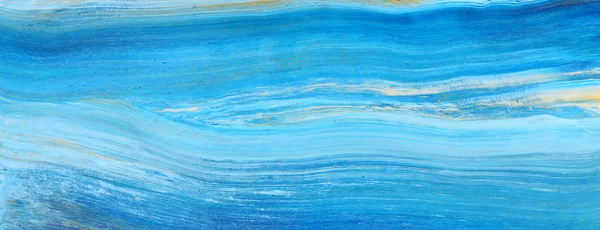 Fotografie abstrakter marmorierter Effekte. blaue und weiße kreative Farben. Schöne Farbe. Banner — Stockfoto