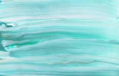 soyut mermerleştirilmiş etki arka plan fotoğraf. Mavi, nane ve beyaz yaratıcı renkler. Güzel boya