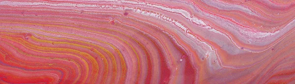 Фотография абстрактного мраморного фона эффекта. красный, розовый и белый творческие цвета. Красивая краска. banner — стоковое фото