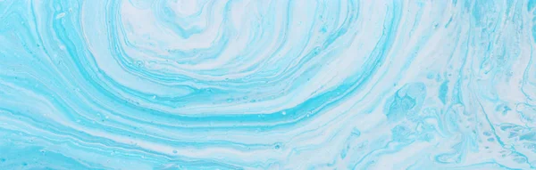 Фотография абстрактного мраморного фона эффекта. синий и белый творческие цвета. Красивая краска. banner — стоковое фото