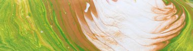 soyut mermerleştirilmiş etki arka plan fotoğraf. kahverengi, turuncu, yeşil ve beyaz yaratıcı renkler. Güzel boya