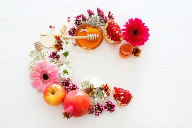 dini görüntü Rosh aşana (Yahudi yeni yıl tatili) cONCEP