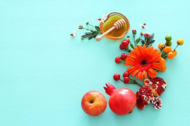 dini görüntü Rosh aşana (Yahudi yeni yıl tatili) cONCEP