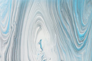 soyut mermerleştirilmiş etki arka plan fotoğraf. Mavi, gri ve beyaz yaratıcı renkler. Güzel boya