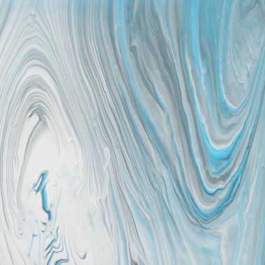 soyut mermerleştirilmiş etki arka plan fotoğraf. Mavi, gri ve beyaz yaratıcı renkler. Güzel boya