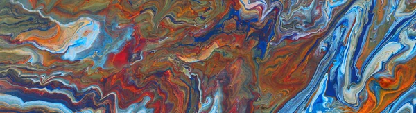 추상 대리석 효과 배경의 사진. 창조적 인 색상. 아름다운 페인트. 배너 — 스톡 사진