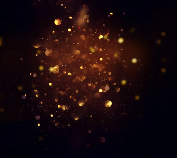 Blackground of abstract glitter lights. синий, золотой и черный. de focused — стоковое фото