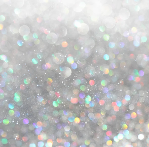 Blackground of abstract glitter lights. silver and gold. de-focused — Stock Photo, Image