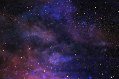 soyut glitter ışıkları arka plan. mavi, mor ve siyah. de odaklı