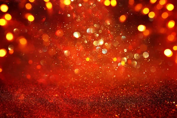 Background of abstract Red glitter lights. defocused — Stock Photo, Image