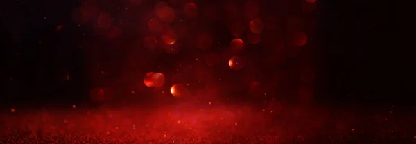 Фон абстрактних червоних блискучих вогнів. дезорієнтований. банер — стокове фото