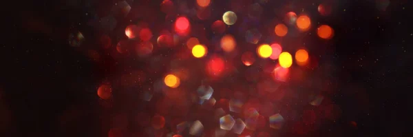 Background of abstract Red glitter lights. defocused. banner — Stock Photo, Image