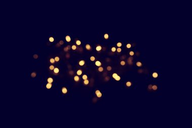 soyut glitter ışıkları arka plan. mavi, altın ve siyah. de odaklı