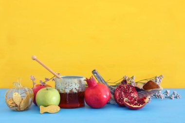 dini görüntü Rosh aşana (Yahudi yeni yıl tatili) cONCEP