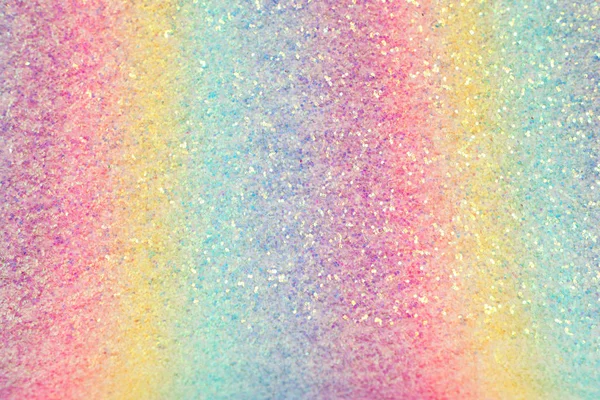 Hintergrund abstrakter Glitzerlichter. mehrfarbig blau, rosa, gold, lila und mint. Defokussiert. Banner — Stockfoto