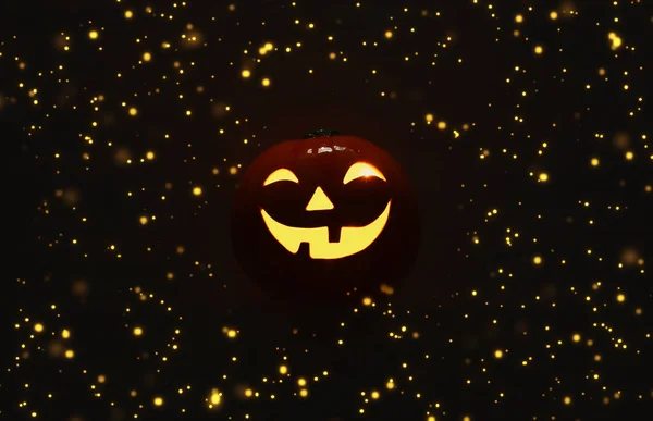 Semester Halloween Konceptbild av söt pumpa — Stockfoto