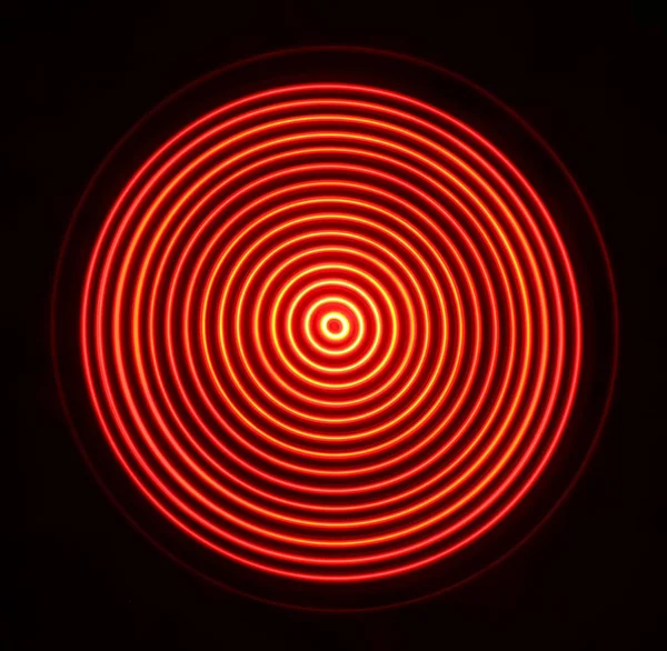 Imagem abstrata da luz círculo de néon — Fotografia de Stock