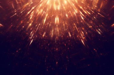soyut glitter ışıkları arka plan. altın ve siyah. de odaklı
