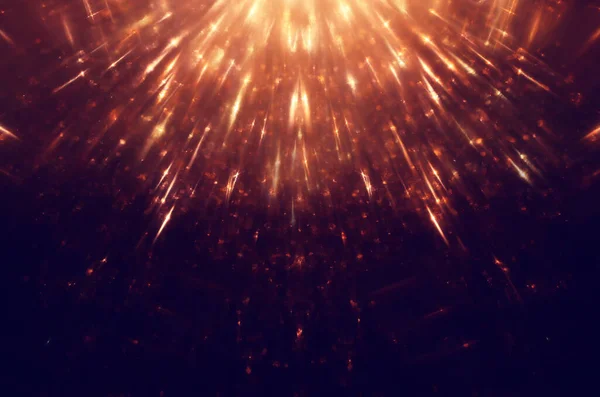 Bakgrund Abstrakta Glitter Ljus Guld Och Svart Fokuserade — Stockfoto