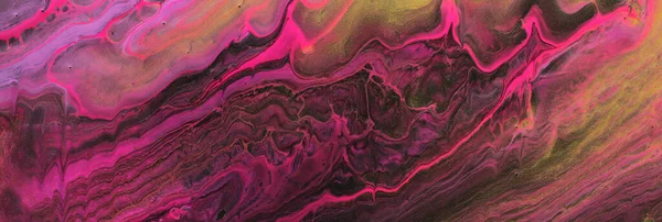 Fotografi Seni Dari Latar Belakang Efek Marbleized Abstrak Ultraviolet Merah — Stok Foto
