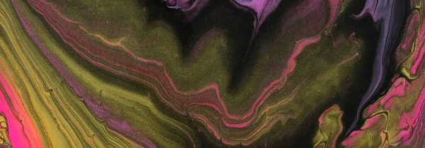 Художественная Фотография Абстрактного Мраморного Фона Эффекта Черный Золотой Фиолетовый Творческие — стоковое фото