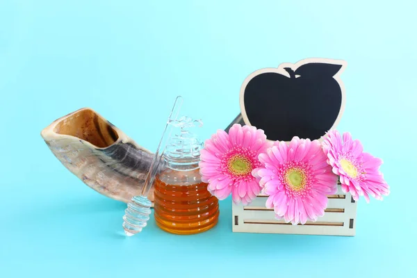 Náboženské Image Rosh Hashanah Židovský Nový Rok Dovolená Koncept Tradiční — Stock fotografie