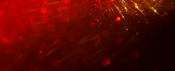 Sfondo Astratto Rosso Oro Nero Luci Glitter Sfocato — Foto Stock