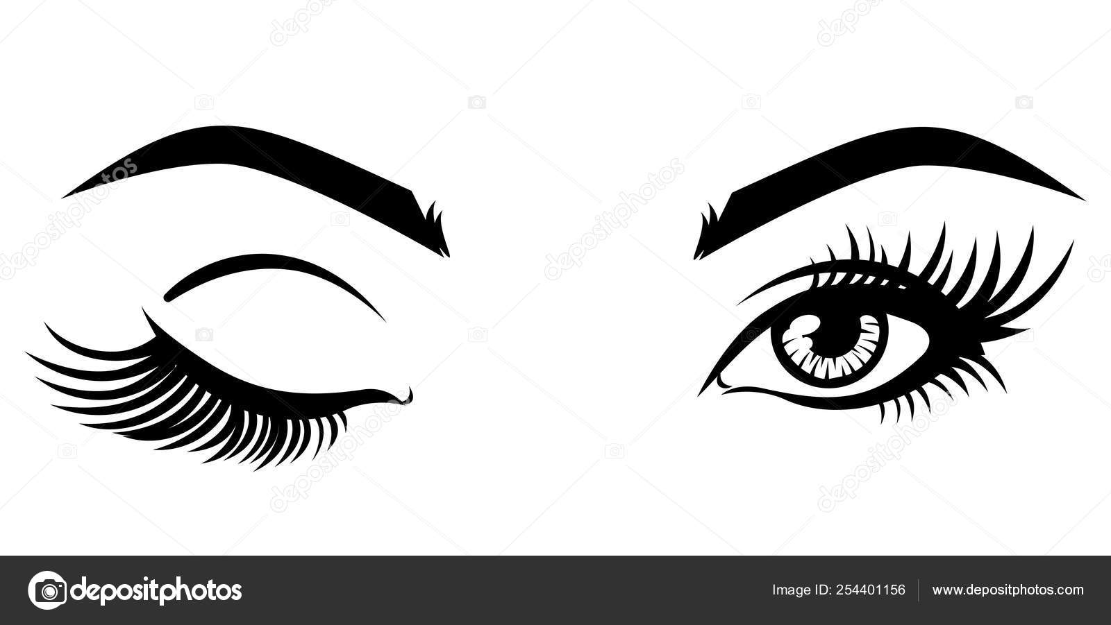 Download 1 893 Eyelash Extension Vector Images Free Royalty Free Eyelash Extension Vectors Depositphotos