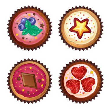 Yaban mersinli, nane şekerli, marmelatlı ve çikolatalı....