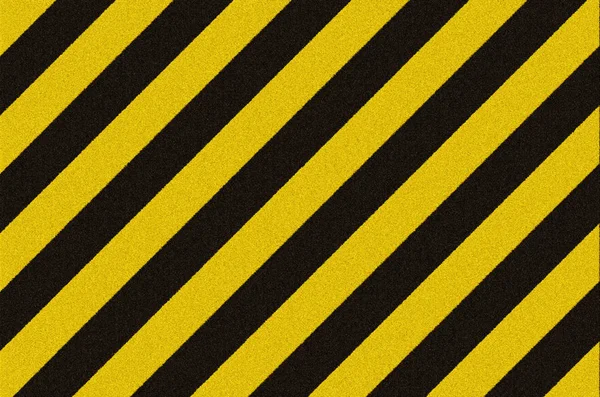 Varování Pruhy Žluté Černé Pozadí — Stock fotografie