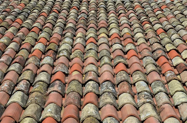 roof tiles. red tile.