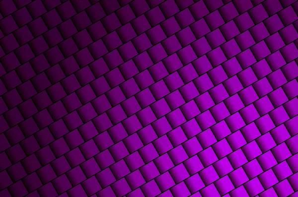 带光斑光效应的紫色正方形3D — 图库照片