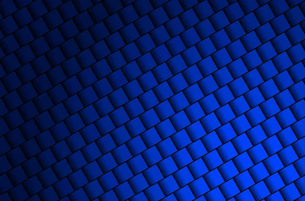 Quadrati Blu Blocchi Sfondo Grafico Con Effetto Luce Angolo — Foto Stock