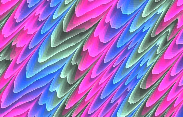Colorido Abstracto Trippy Ondulado Patrón Psicodélico —  Fotos de Stock