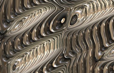 Fütürist soyut metal sanatı