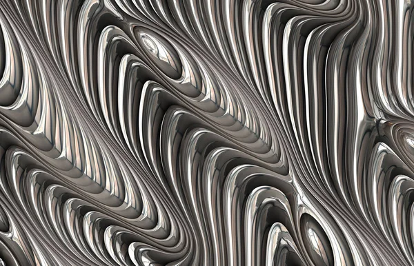 Futuristic Abstract Metal Art — Stock Photo, Image