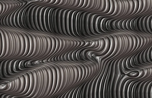 Futuristisk Abstrakt Metallkonst — Stockfoto
