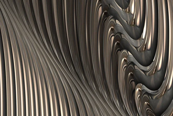 Elvont Futurisztikus Science Metal Art — Stock Fotó