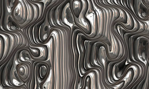 Futuristic Scifi Abstract Art Metal — Stock Photo, Image
