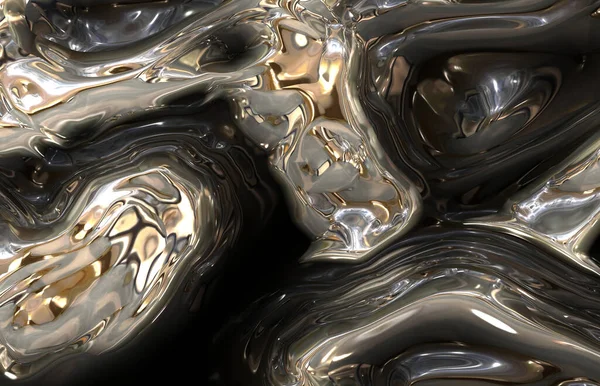 奇异的科学抽象金属钢 — 图库照片