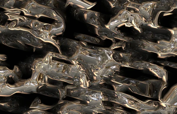 Estranho Scifi Abstrato Metal Aço — Fotografia de Stock