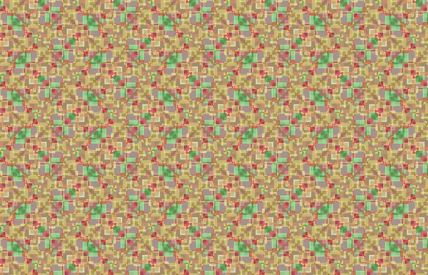 Decorative Colored Geometric Abstract Pattern — Stock Fotó